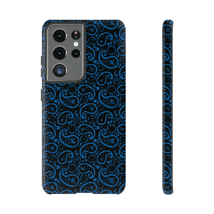 Samsung Galaxy Phone Case | Galaxy S23, S22, S21, S20 | Luxury Case Double Layered | Impact Resistant | Fashionable - Paisley 4 - Studio40ParkLane