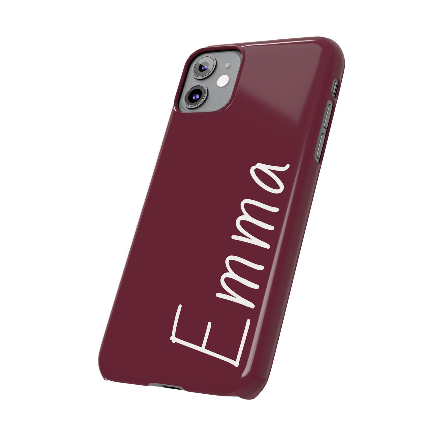 Personalized Initial Name Custom Slim Phone Cases for Iphone 16 Pro Max | iPhone 15 Case | iPhone 15 Pro Max Case, Iphone 14, 13, 12, 11, 10, 8, 7 - Studio40ParkLane