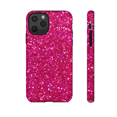 Pink Glitter Cute Phone Case, for IPhone 16 pro Max | Iphone 15, Iphone 14, IPhone 13 Case, 11 8 7, Samsung Galaxy S24, S23, S22, S21, 2 Layer Protection