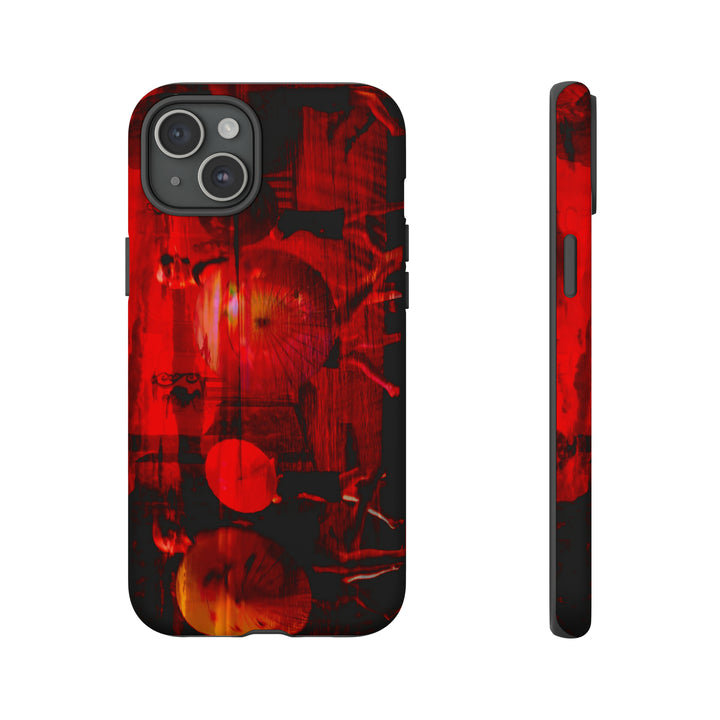 Cute IPhone Case | iPhone 15 Case | iPhone 15 Pro Max Case, Iphone 14 Case, Iphone 14 Pro Max Case IPhone Case for Art Lovers, Sunset Dance Red - Studio40ParkLane