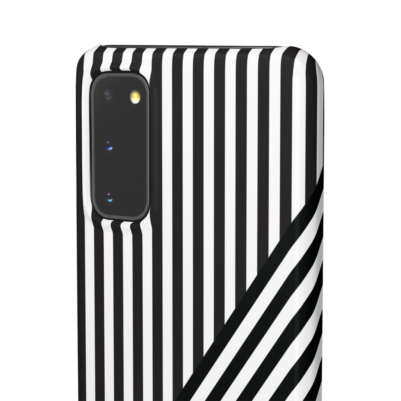 Aesthetic Black White Stripes Cute Phone Case Sleek Snap - For iPhone 17 Pro Max iPhone 16 Pro iPhone 15 Iphone 14 Plus 13 Pro 12 11 10 Gift - Studio40ParkLane