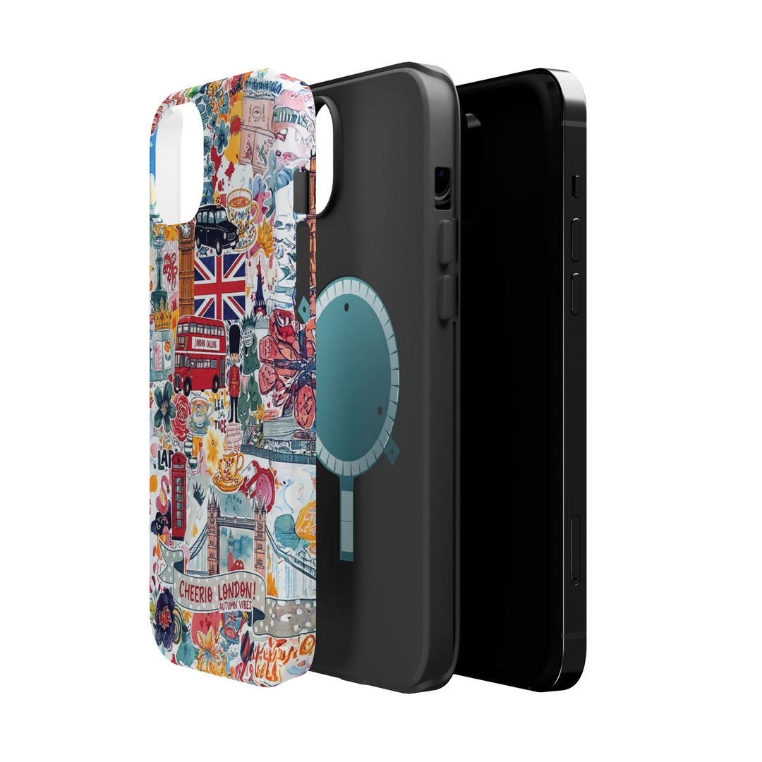 London England Coquette Collage Tough Magsafe Cute Phone Cases for Iphone | iPhone 17 Pro Max Case, Iphone 16, Iphone 15 14 13 12 11 10 9 - Studio40ParkLane