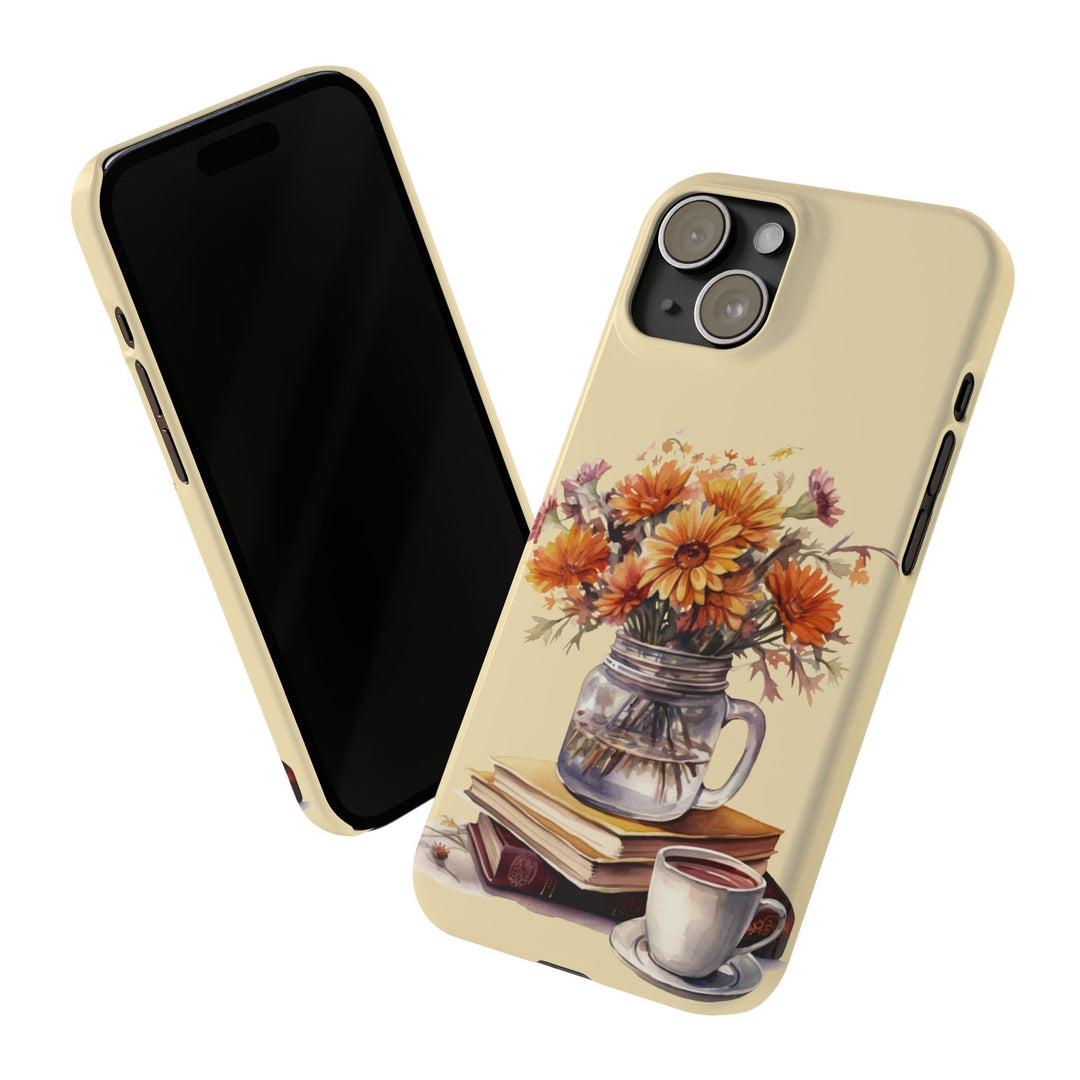 Slim Fall Autumn Leaves Cute Phone Cases for Iphone 16 | iPhone 15 Case | iPhone 15 Pro Max Case, Iphone 14, Iphone 14 Pro Max, Iphone 13, Slim Mom Dad Gift - Studio40ParkLane