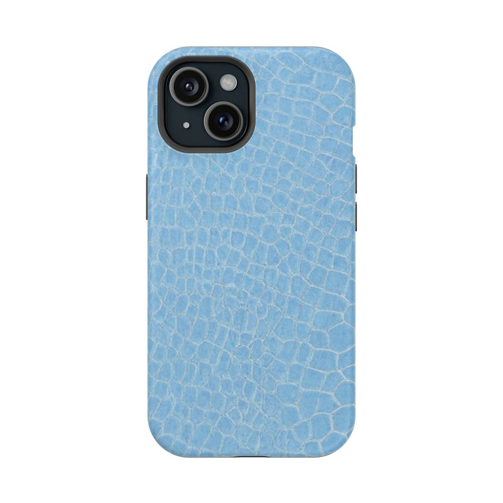 Non Leather Blue Color Pattern Magsafe Cute Phone Case for Iphone Gift for Her, | iPhone 15 Case | iPhone 15 Pro Max Case, Iphone 14, Iphone 14 Pro Max, Iphone 13, Iphone 16 - Studio40ParkLane
