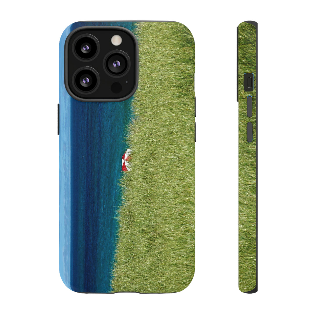 Cute IPhone Case | iPhone 15 Case | iPhone 15 Pro Max Case, Iphone 14 Case, Iphone 14 Pro Max Case IPhone Case for Art Lovers - Beach Parasol - Studio40ParkLane