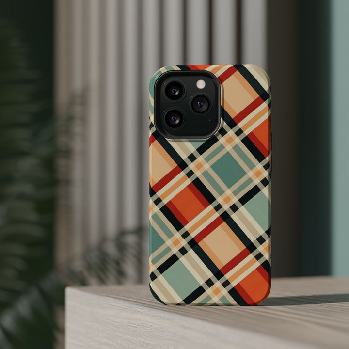 Checkered Plaid Magsafe Gift for Her Cute Phone Case for Iphone, | iPhone 16 | iPhone 15 Pro Max, Iphone 14 Pro Max, 13 12 11 10 9 8 7 - Studio40ParkLane