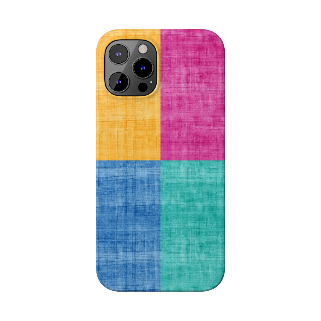 Slim Cute Phone Cases for Iphone | iPhone 15 Case | iPhone 15 Pro Max Case, Iphone 14, Iphone 14 Pro Max, Iphone 13, Abstract Color Blocks - Studio40ParkLane