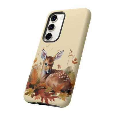 Autumn Fall Deer Gift for Her Cute Phone Case for, Samsung Galaxy S24, S23, S22, S21, IPhone 16 Case | Iphone 15, Iphone 14, IPhone 13 Case