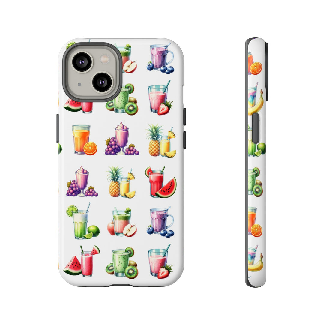 Cute Samsung Case | Cool Iphone Case | Tropical Summer Fruit Cocktail, Samsung S24, S23, S22, S21, IPhone 15 Case | Iphone 14 Case, Iphone 13 Case - Studio40ParkLane
