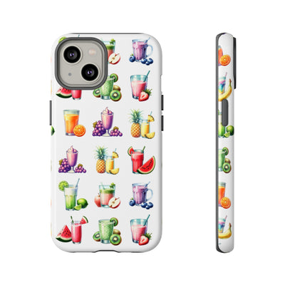 Cute Samsung Case | Cool Iphone Case | Tropical Summer Fruit Cocktail, Samsung S24, S23, S22, S21, IPhone 15 Case | Iphone 14 Case, Iphone 13 Case