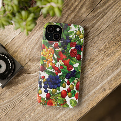 Cute Flexi Phone Cases, For Samsung Galaxy and Iphone, Summer Mixed Fruit, Galaxy S23 Phone Case, Samsung S22 Case, Samsung S21, Iphone 15, Iphone 14, Iphone 13