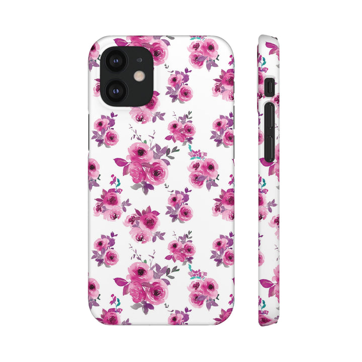 Sleek Snap Flowers Gift for Her Cute Phone Case for iPhone 16 15 14 13 12 11 X Xs Max Xr Pro Plus Samsung Galaxy S24 S23 S22 S21 S20 Ultra