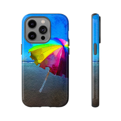 Cute Samsung Case | Cool Iphone Case | Summer Colorful Beach Parasol, Samsung S24, S23, S22, S21, IPhone 15 Case | Iphone 14 Case, Iphone 13 Case