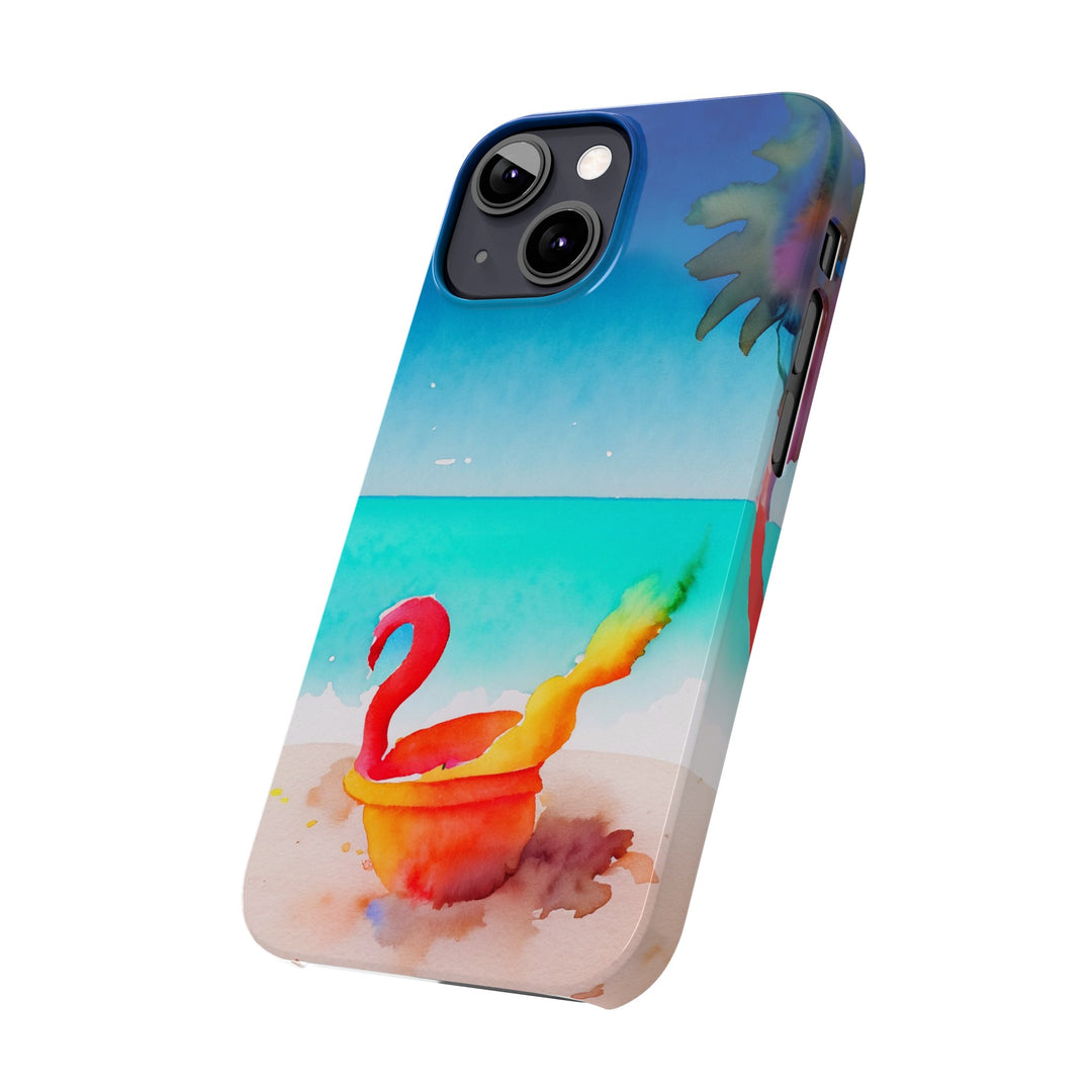 Slim Cute Phone Cases for Iphone - | iPhone 15 Case | iPhone 15 Pro Max Case, Iphone 14 Case, Iphone 14 Pro Max, Iphone 13, Summer Beach Bucket - Studio40ParkLane