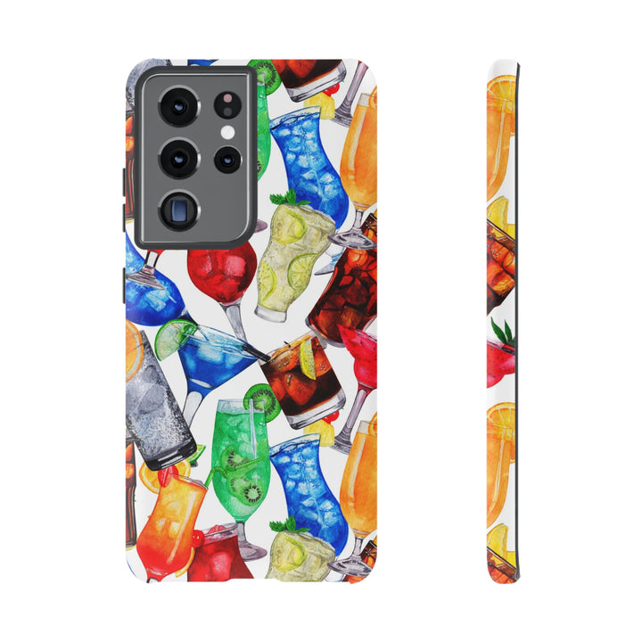 Cute Samsung Case | Cool Iphone Case | Summer Fruit Cocktail, Samsung S24, S23, S22, S21, IPhone 15 Case | Iphone 14 Case, Iphone 13 Case - Studio40ParkLane