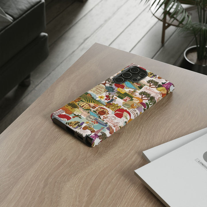 Italy Tuscany Coquette Collage Tough Premium Phone Case - For iPhone 17 Pro Max iPhone 16 Pro iPhone 15 Iphone 14 Plus 13 Pro 12 11 10 XR - Studio40ParkLane