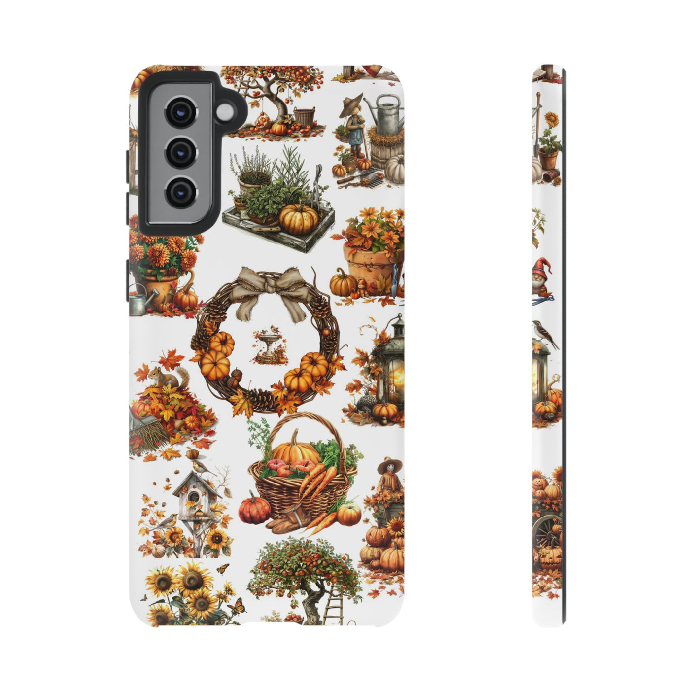 Impact Resistant, Fall Leaves Collage, Cute Phone Cases for Samsung S24, S23, S22, S21, IPhone 15 pro Iphone 14 pro Iphone 13 IPhone 12 Iphone 11