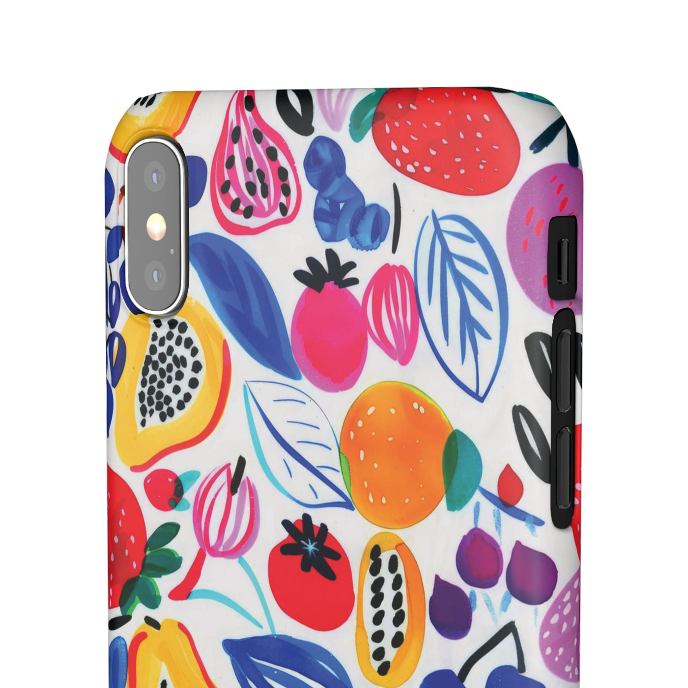 Snap Summer Fruit Gift for Her Cute Phone Cases for Samsung Galaxy S24, S23, S22, S21, S20, Plus, Ultra, Iphone 16, 15, 14, Pro and Max