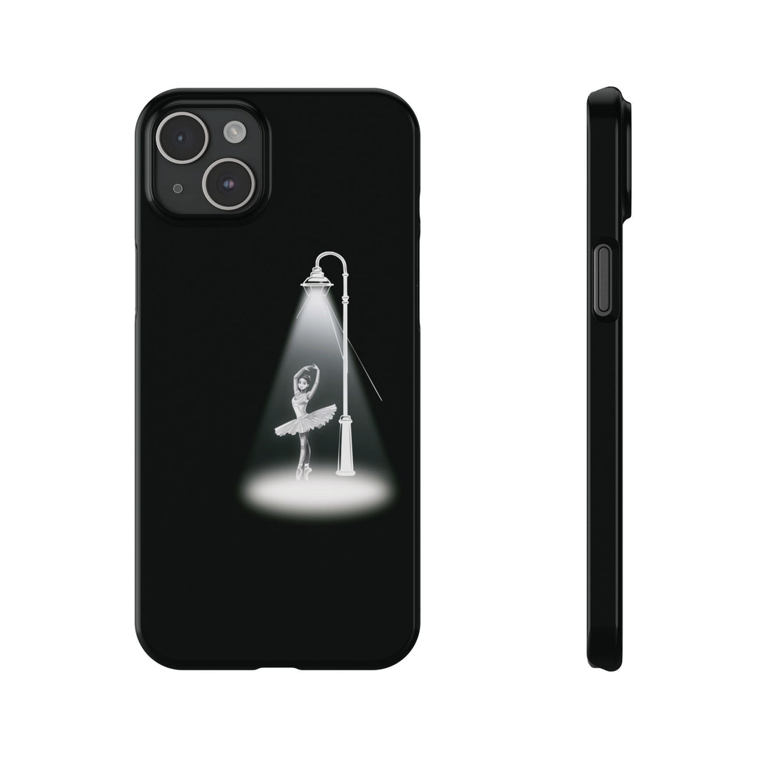 Slim Ballet Dancer Spotlight Gift for Her Cute Phone Cases for Iphone 16 Pro Max | iPhone 15 Case | iPhone 15 Pro Max Case, Iphone 14, 13, 12, 11, 10, 8, 7 - Studio40ParkLane