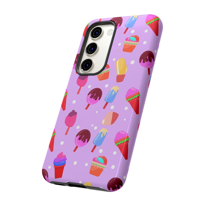 Cute Samsung Case | Cool Iphone Case | Summer Pink Ice - Cream, Samsung S24, S23, S22, S21, IPhone 15 Case | Iphone 14 Case, Iphone 13 Case - Studio40ParkLane
