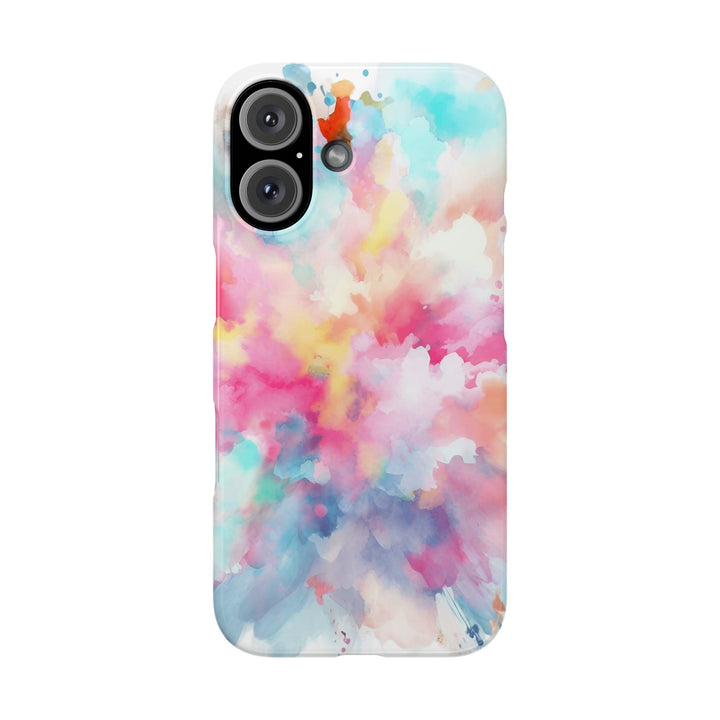 Slim Paint Splash Pink Gift for Her Cute Phone Cases for Iphone 16 Pro Max | iPhone 15 Case | iPhone 15 Pro Max Case, Iphone 14, Iphone 14 Pro Max, Iphone 13 12 11 8 7 - Studio40ParkLane