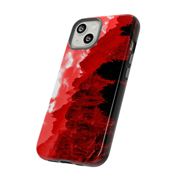 Cute IPhone Case | iPhone 15 Case | iPhone 15 Pro Max Case, Iphone 14 Case, Iphone 14 Pro Max Case IPhone Case for Art Lovers - Red Mountains - Studio40ParkLane
