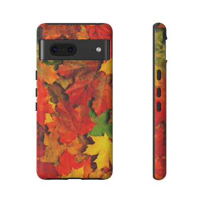 Fall Leaves Impact Resistant, Cute Phone Cases for Samsung S24, S23, S22, S21, IPhone 15 pro Iphone 14 pro Iphone 13 IPhone 12 Iphone 11