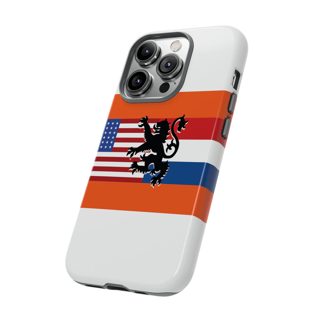 Cute IPhone Case | iPhone 15 Case | iPhone 15 Pro Max Case, Iphone 14 Case, Iphone 14 Pro Max Case IPhone Case for Art Lovers, Dutch US Flag - Studio40ParkLane