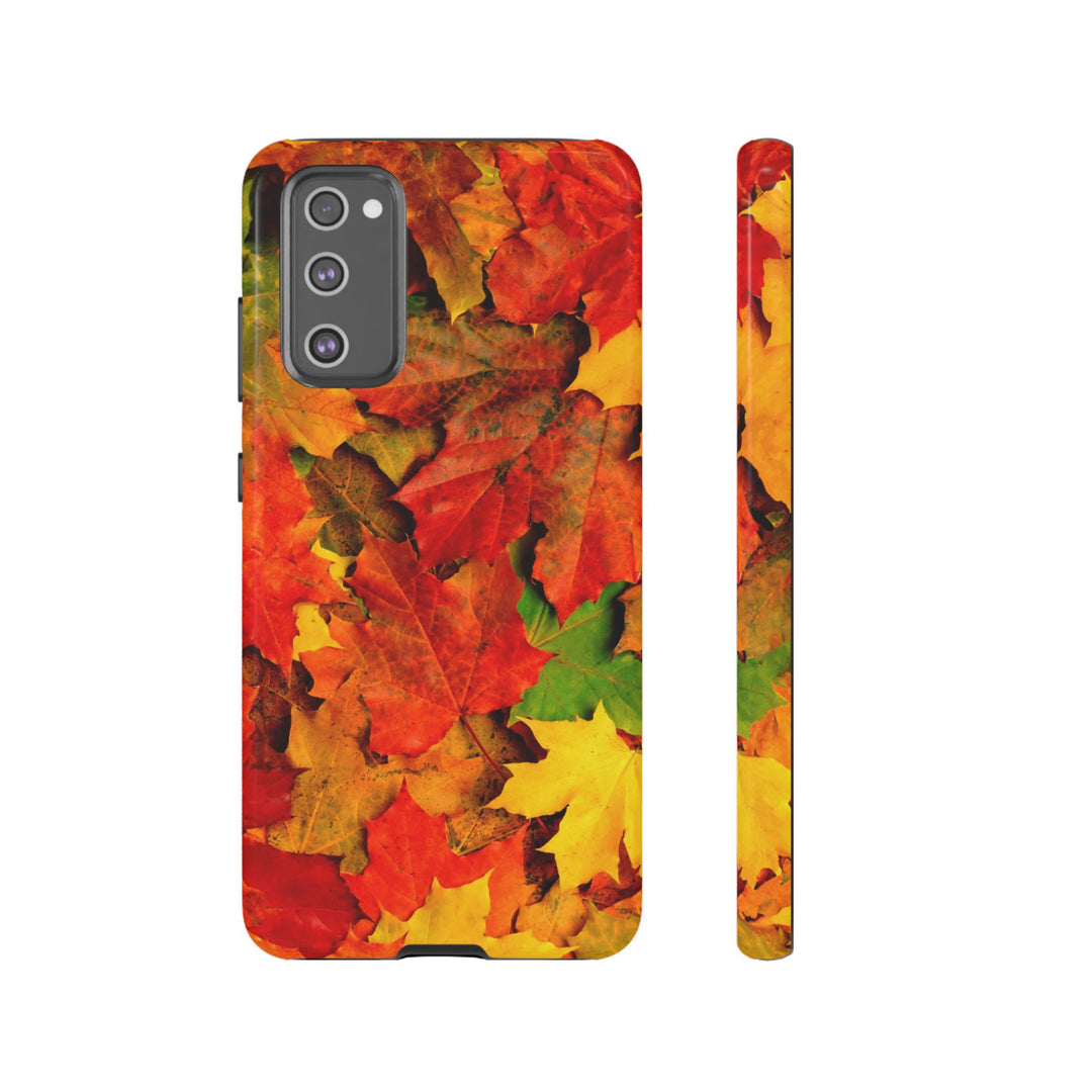 Fall Leaves Impact Resistant, Cute Phone Cases for Samsung S24, S23, S22, S21, IPhone 15 pro Iphone 14 pro Iphone 13 IPhone 12 Iphone 11 - Studio40ParkLane