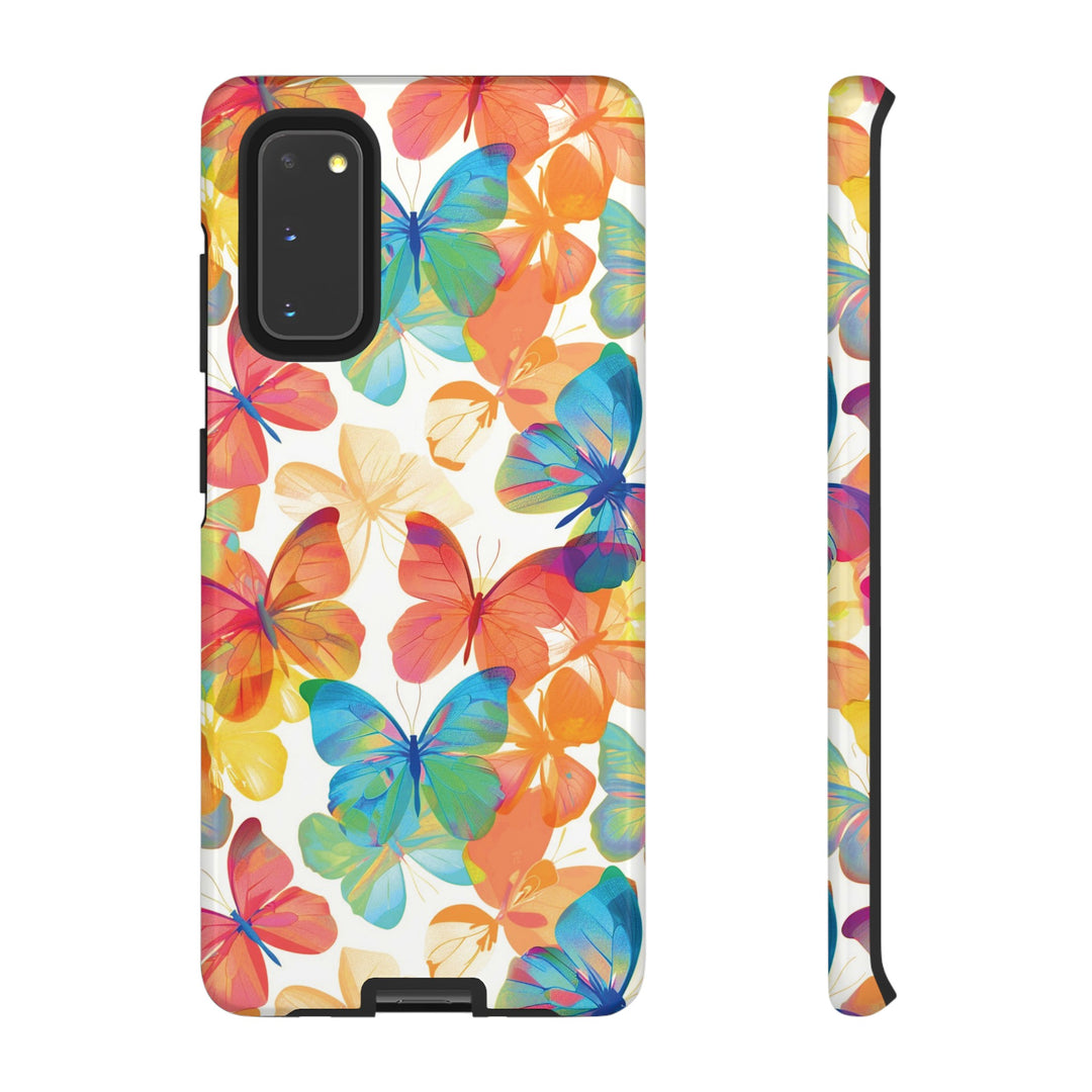 Cute Samsung Case | Cool Iphone Case | Summer Bright Butterflies, Samsung S24, S23, S22, S21, IPhone 15 Case | Iphone 14 Case, Iphone 13 Case - Studio40ParkLane
