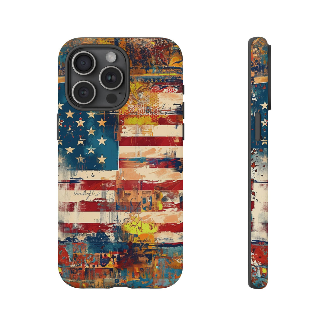 Impact Resistant, American Flag, Cute Phone Cases for Samsung S24, S23, S22, S21, IPhone 15 pro Iphone 14 pro Iphone 13 IPhone 12 Iphone 11 - Studio40ParkLane