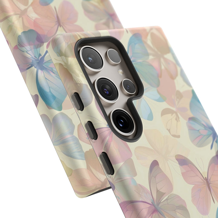 Cute Samsung Case | Cool Iphone Case | Summer Pastel Butterflies, Samsung S24, S23, S22, S21, IPhone 15 Case | Iphone 14 Case, Iphone 13 Case - Studio40ParkLane