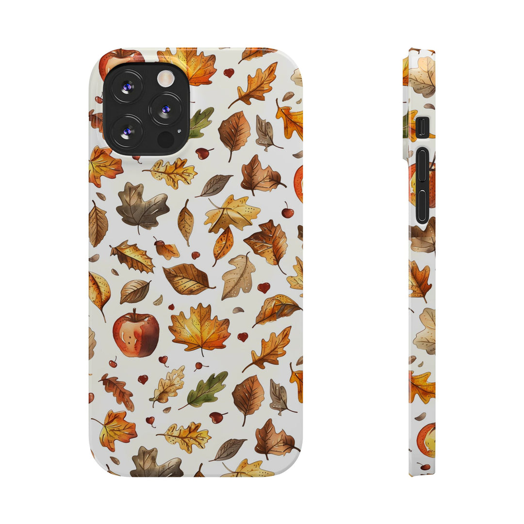 Slim Fall Autumn Leaves Gift for Her Cute Phone Cases for Iphone 16 | iPhone 15 Case | iPhone 15 Pro Max Case, Iphone 14, Iphone 14 Pro Max, Iphone 13, Slim - Studio40ParkLane