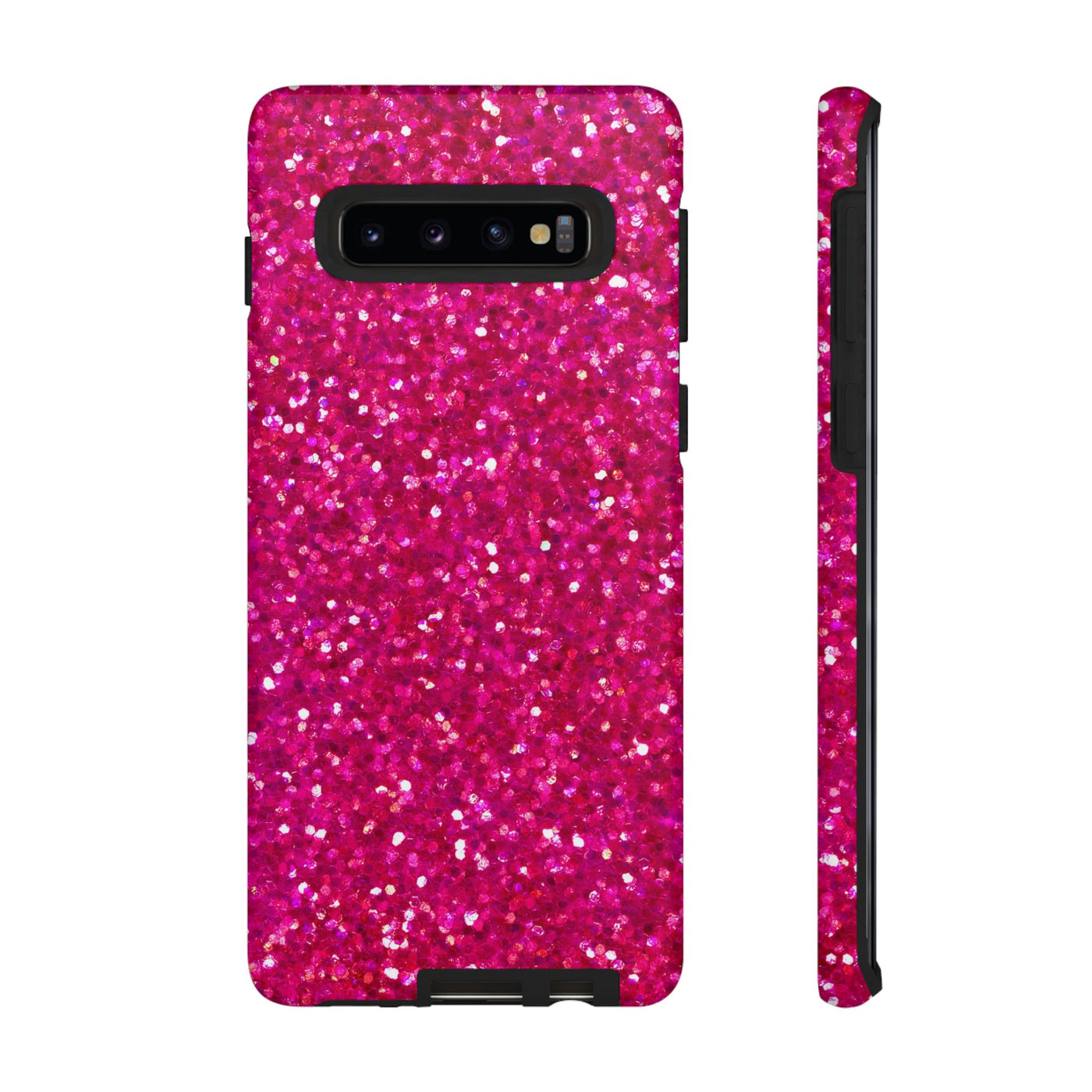 Pink Glitter Cute Phone Case, for IPhone 16 pro Max | Iphone 15, Iphone 14, IPhone 13 Case, 11 8 7, Samsung Galaxy S24, S23, S22, S21, 2 Layer Protection