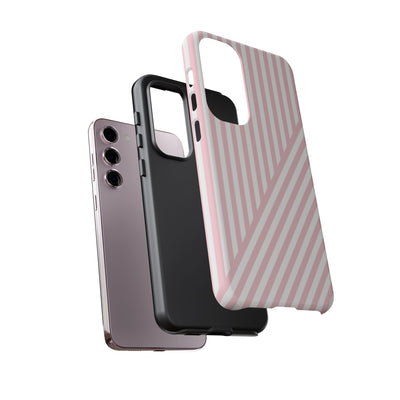 Custom Personalized Tough Phone Case - Aesthetic Stripes - For iPhone 17 Pro Max iPhone 16 Pro iPhone 15 Iphone 14 Iphone 13 Plus 13 12 11 - Studio40ParkLane
