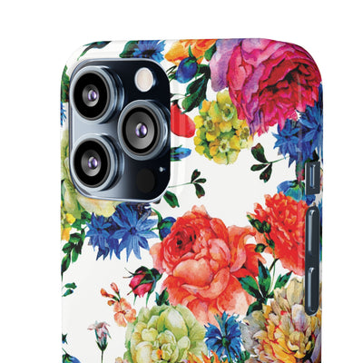 Snap Spring Flowers Cute Phone Cases for Samsung S24, S23, S22, S21, S20, Plus and Ultra, Iphone 16 Pro Max, Iphone 15, 14, 13, 12, 11, 10 - Studio40ParkLane