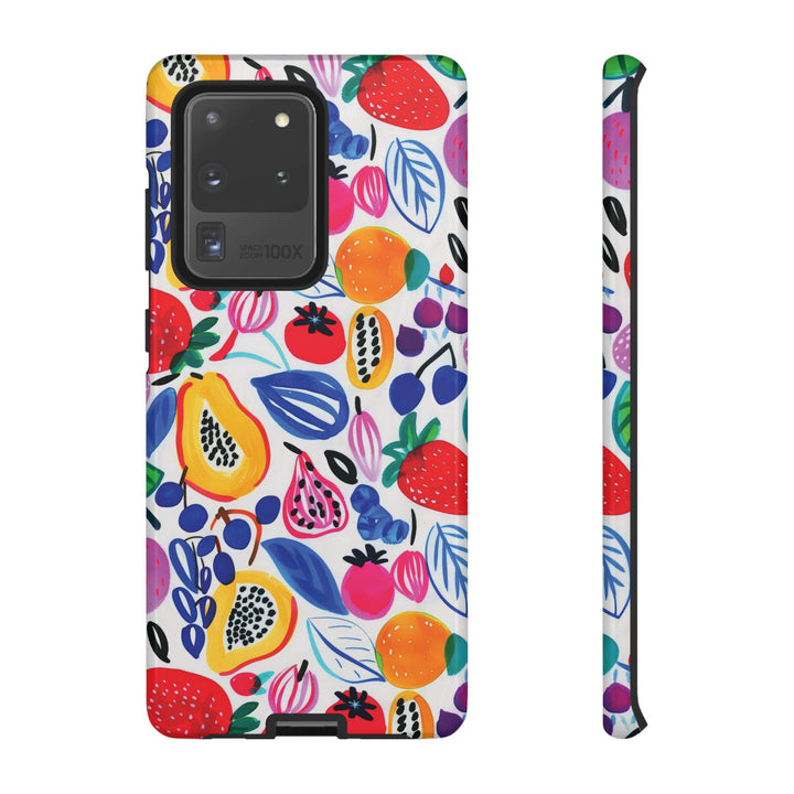Premium Tough Summer Fruit Collage Gift for Her Cute Phone Cases for Samsung and Iphone, 16, 15, 14, S24, S23, S22, S21, S20, Plus, Ultra, Pro - Studio40ParkLane