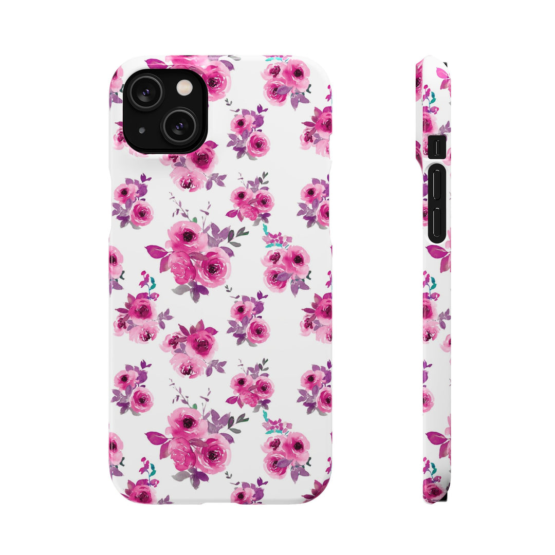 Sleek Snap Flowers Gift for Her Cute Phone Case for iPhone 16 15 14 13 12 11 X Xs Max Xr Pro Plus Samsung Galaxy S24 S23 S22 S21 S20 Ultra