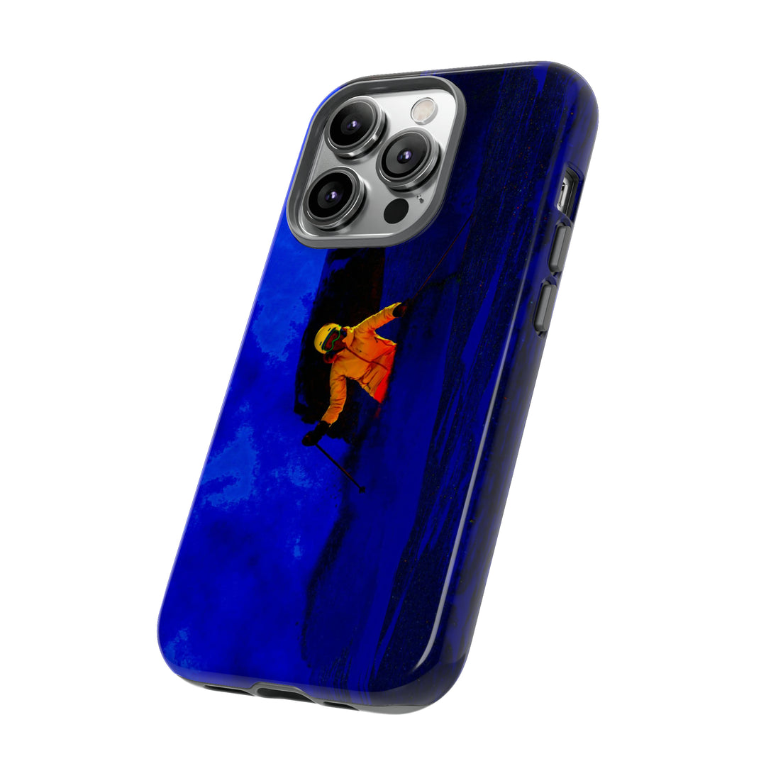 Cute IPhone Case | iPhone 15 Case | iPhone 15 Pro Max Case, Iphone 14 Case, Iphone 14 Pro Max Case IPhone Case for Art Lovers, Skier Mountain Night - Studio40ParkLane