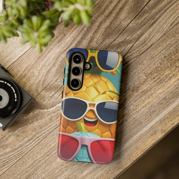 Cute Samsung Phone Case | Aesthetic Samsung Phone Case | Galaxy S23, S22, S21, S20 | Summer Pineapple Fruit, Protective Phone Case - Studio40ParkLane