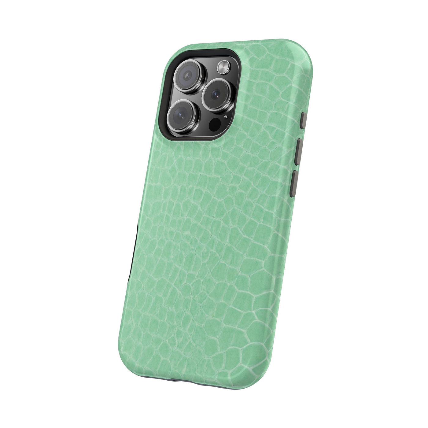 Non Leather Mint Color Pattern Magsafe Cute Phone Case for Iphone Gift for Her, | iPhone 15 Case | iPhone 15 Pro Max Case, Iphone 14, Iphone 14 Pro Max, Iphone 13, Iphone 16 - Studio40ParkLane