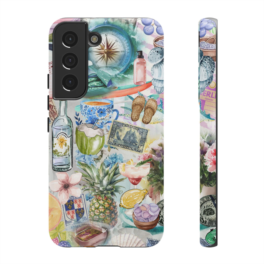 Impact Resistant, Travel Coquette Collage, Cute Phone Cases for Samsung S24, S23, S22, S21, IPhone 15 pro Iphone 14 pro Iphone 13 IPhone 12 Iphone 11 - Studio40ParkLane
