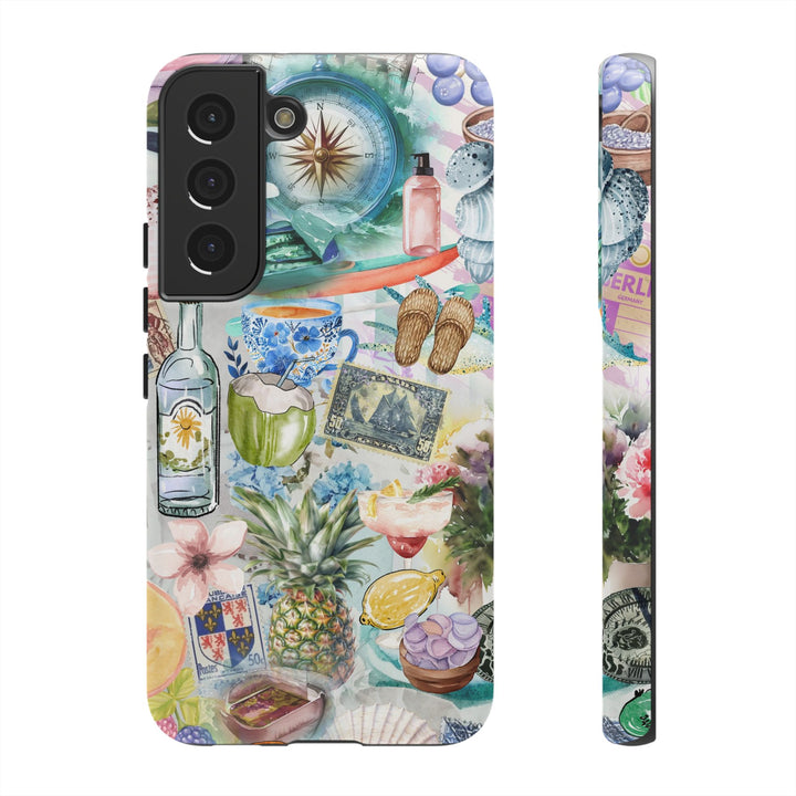 Impact Resistant, Travel Coquette Collage, Cute Phone Cases for Samsung S24, S23, S22, S21, IPhone 15 pro Iphone 14 pro Iphone 13 IPhone 12 Iphone 11 - Studio40ParkLane