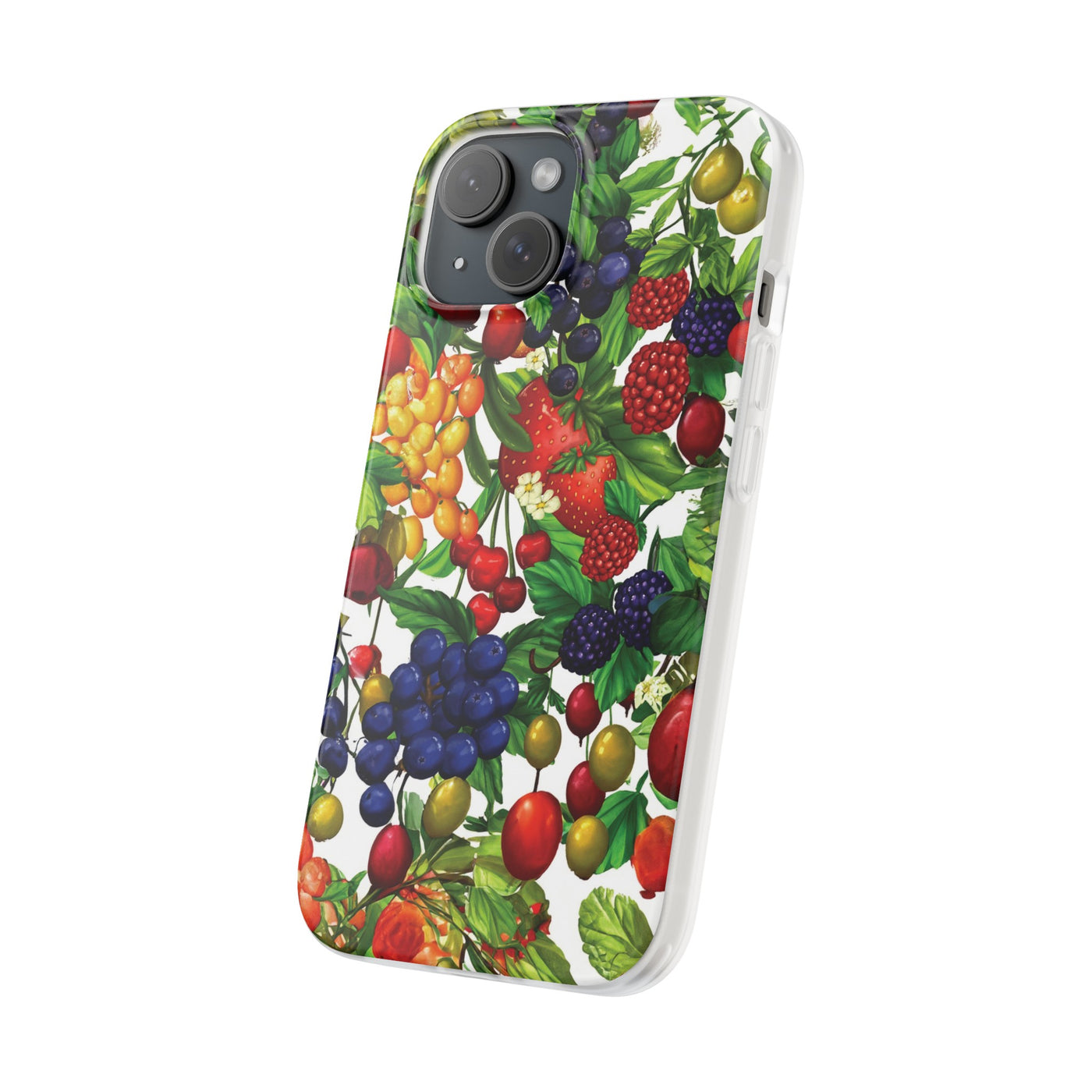 Cute Flexi Phone Cases, For Samsung Galaxy and Iphone, Summer Mixed Fruit, Galaxy S23 Phone Case, Samsung S22 Case, Samsung S21, Iphone 15, Iphone 14, Iphone 13