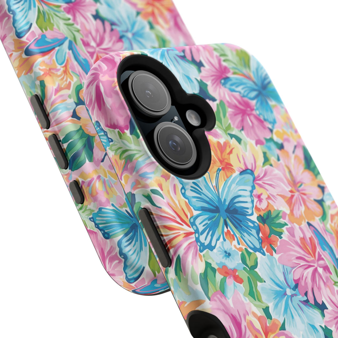 Butterflies Flowers Magsafe Cute Phone Case for Iphone Gift for Her, iPhone 16 Case iPhone 15 Pro Max Case, Iphone 14, Iphone 14 Pro Max, 13, 12 - Studio40ParkLane