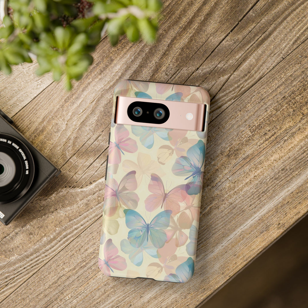 Cute Samsung Case | Cool Iphone Case | Summer Pastel Butterflies, Samsung S24, S23, S22, S21, IPhone 15 Case | Iphone 14 Case, Iphone 13 Case - Studio40ParkLane