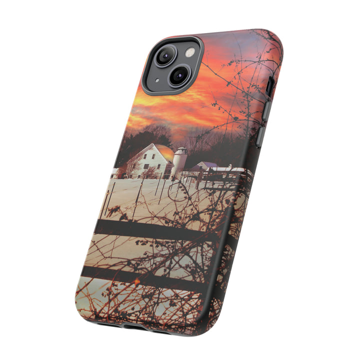 Cool Phone Case | Winter Sunset, For iPhone 15 Case | iPhone 15 Pro Case, Iphone 14 Case, Iphone 14 Pro Max Case, Protective Iphone Case - Studio40ParkLane