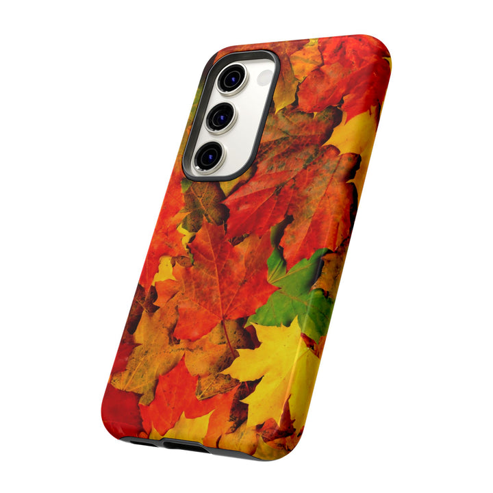 Fall Leaves Impact Resistant, Cute Phone Cases for Samsung S24, S23, S22, S21, IPhone 15 pro Iphone 14 pro Iphone 13 IPhone 12 Iphone 11 - Studio40ParkLane
