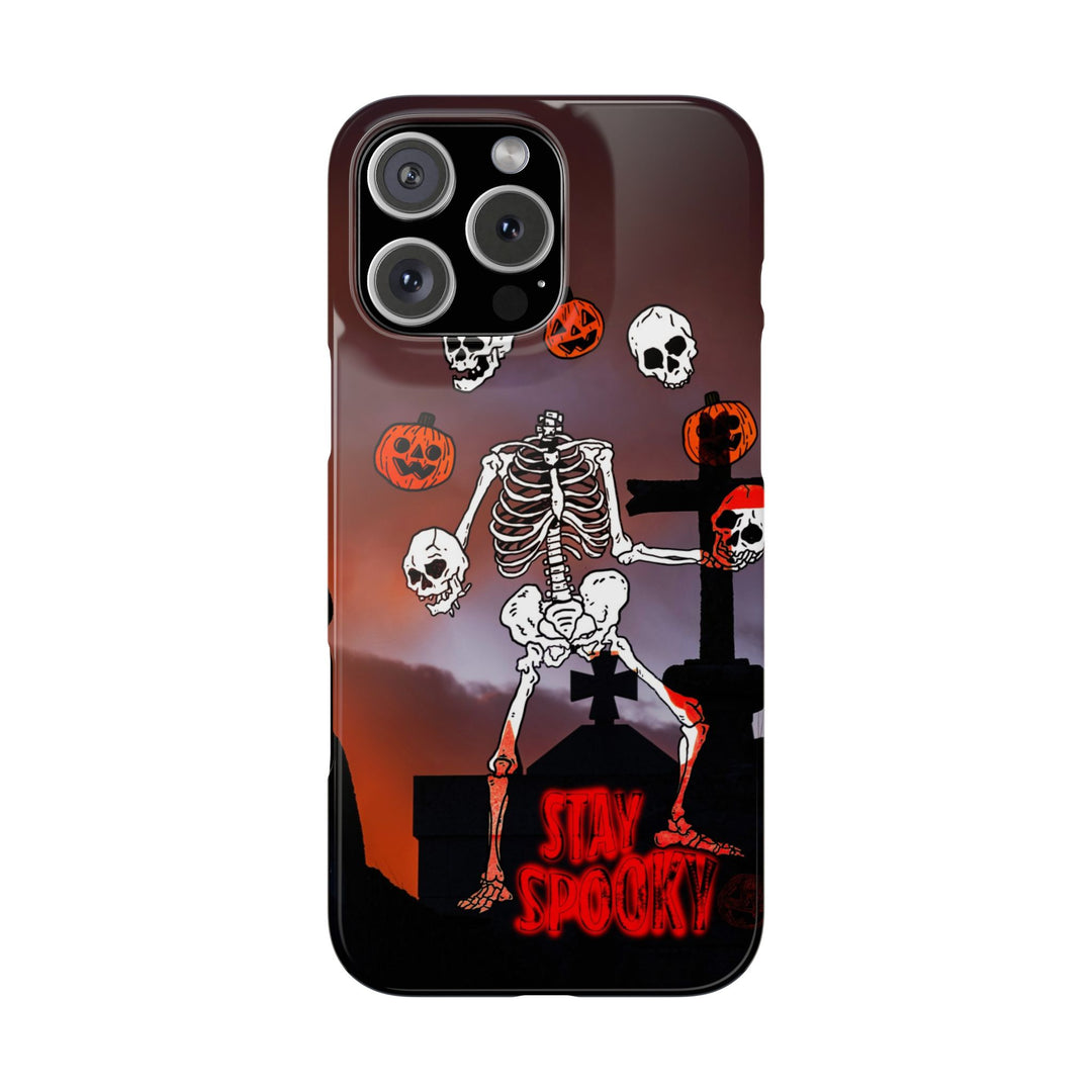 Slim Halloween Spooky Slim Cute Phone Cases for Iphone | iPhone 15 Case | iPhone 15 Pro Max Case, Iphone 14, Iphone 14 Pro Max, Iphone 13 - Studio40ParkLane