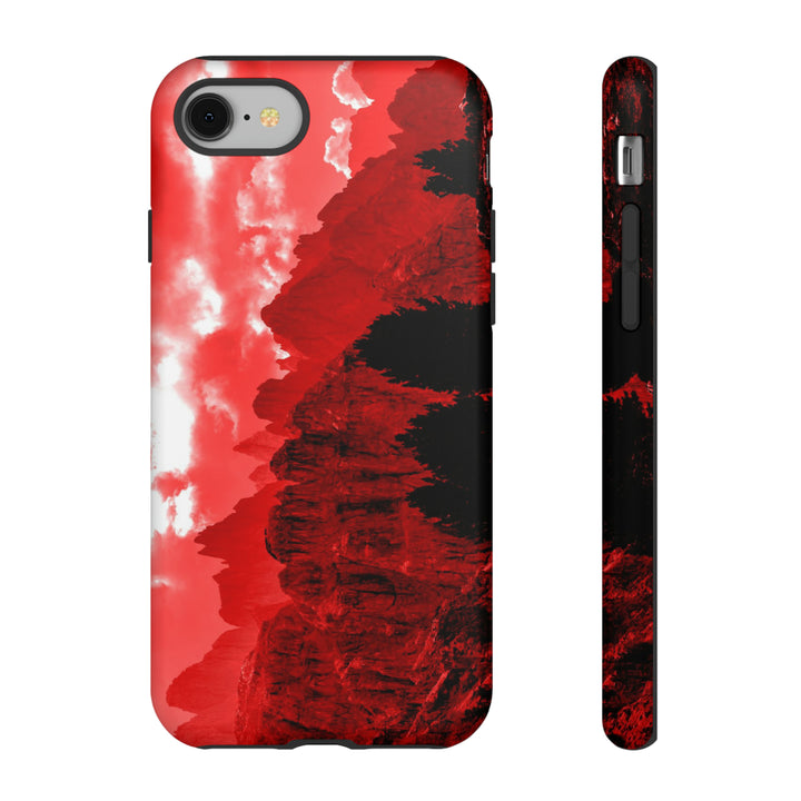 Cute IPhone Case | iPhone 15 Case | iPhone 15 Pro Max Case, Iphone 14 Case, Iphone 14 Pro Max Case IPhone Case for Art Lovers - Red Mountains - Studio40ParkLane